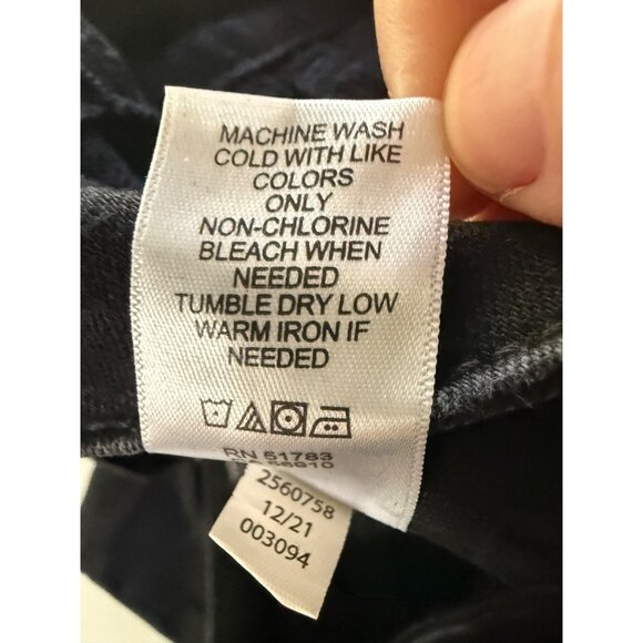 M. Jeans by Maurices Womens Size Large Long Black Skinny Casual 4 Pockets - Picture 6 of 6